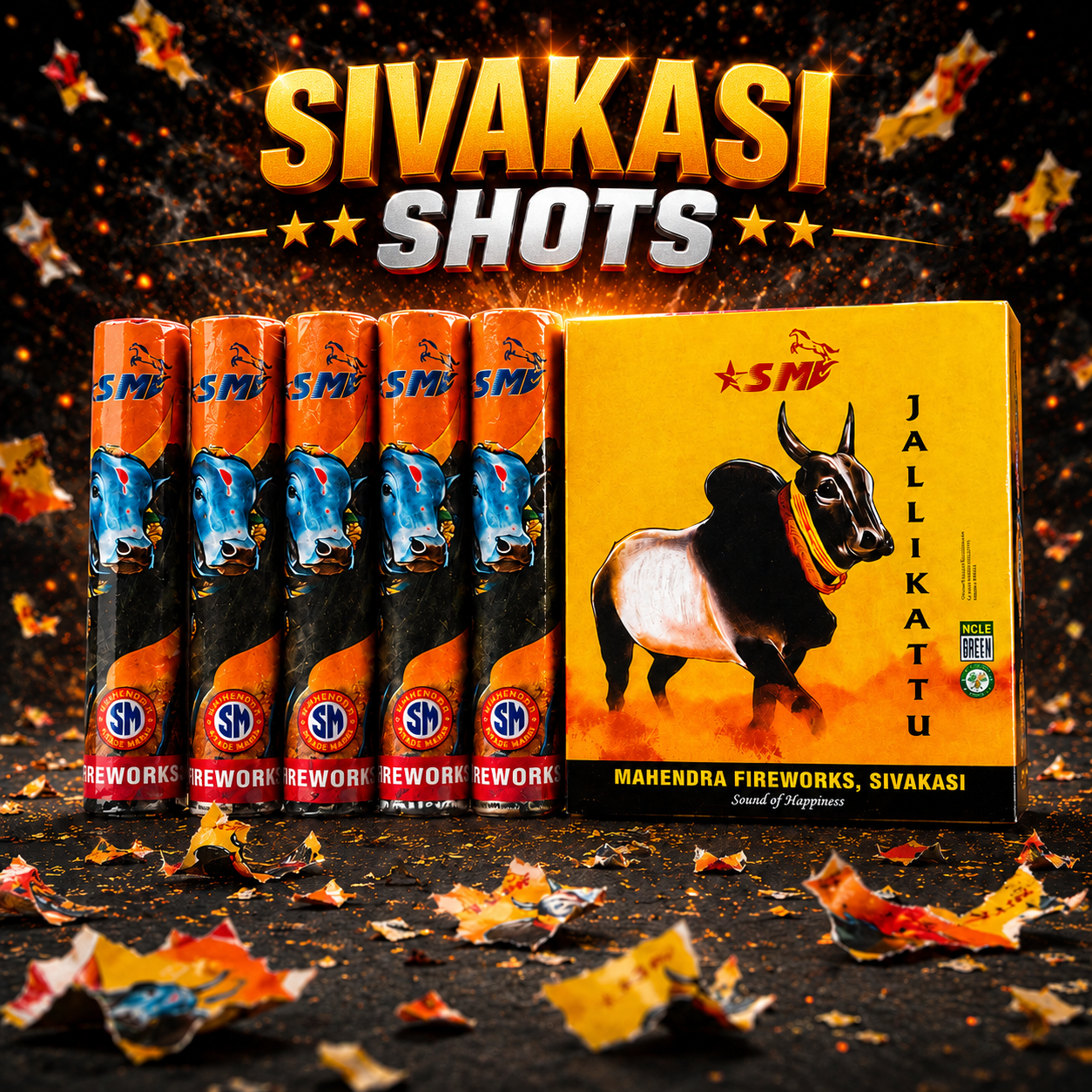 5" Jallikattu (5 Pcs)