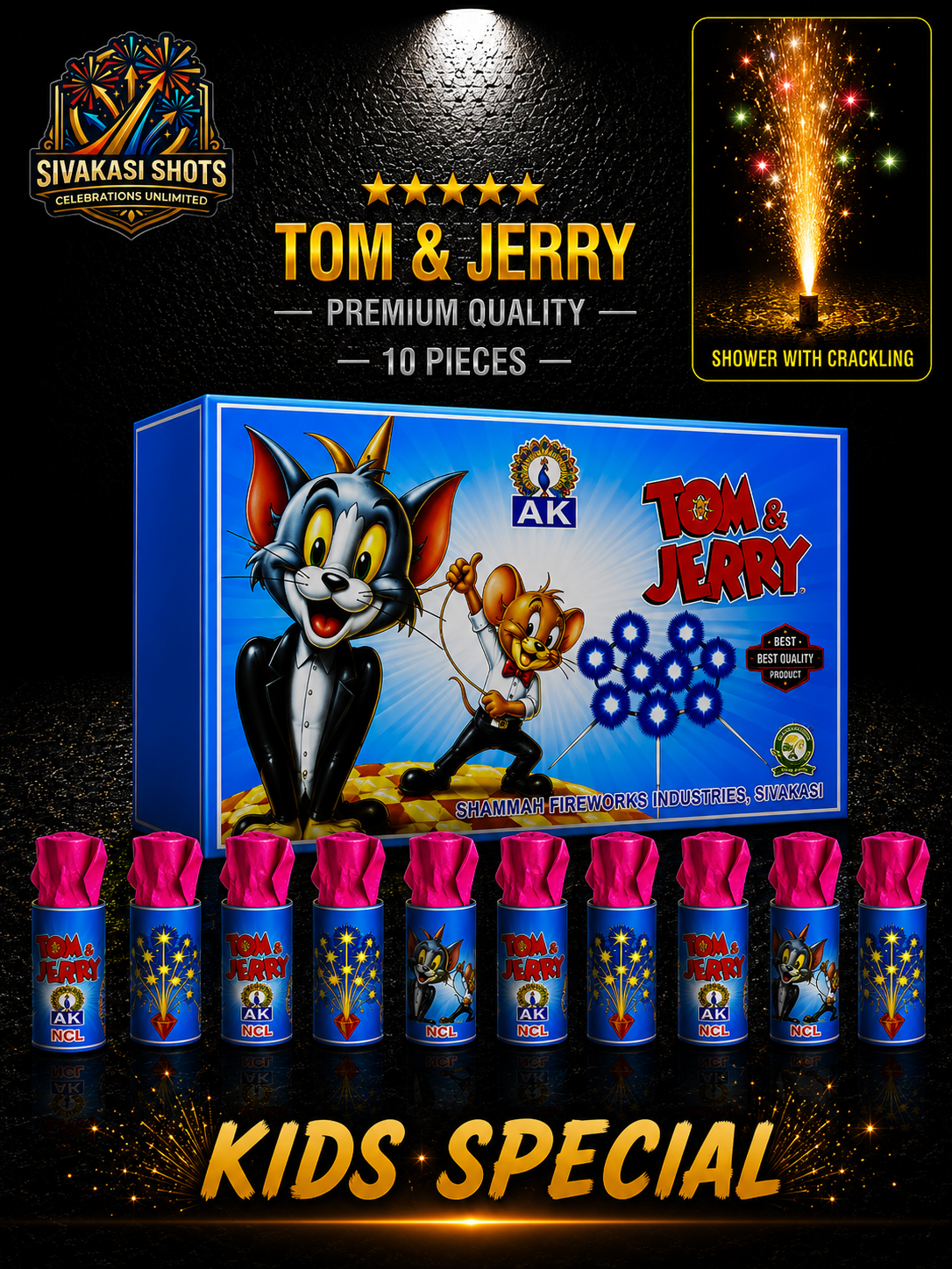 Tom & Jerry (10 Pcs)