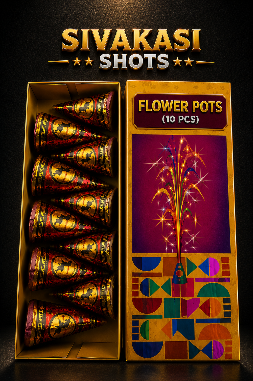 Flower pots (10 Pcs)