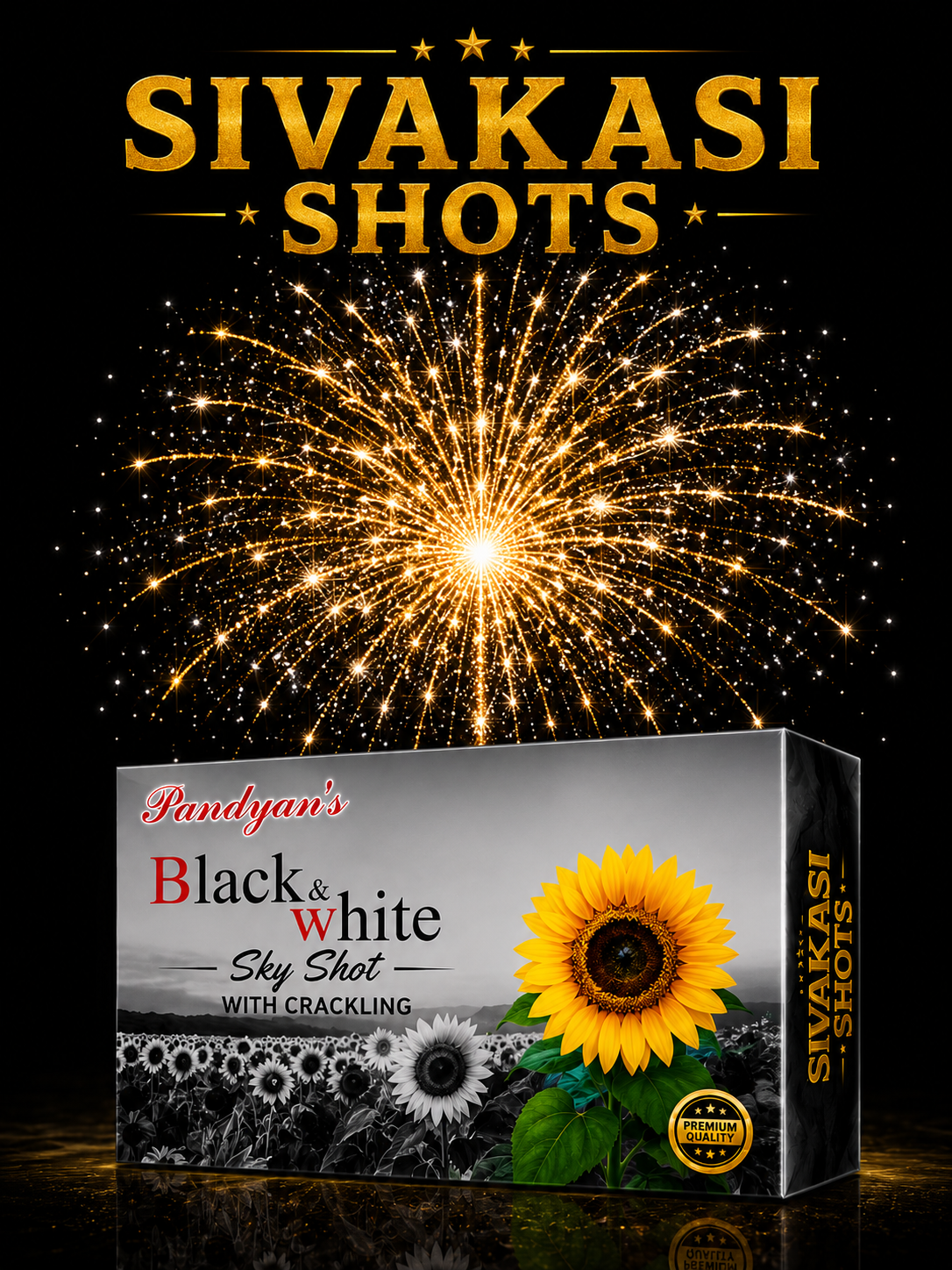 Black & White (5 Pcs) - Crackling