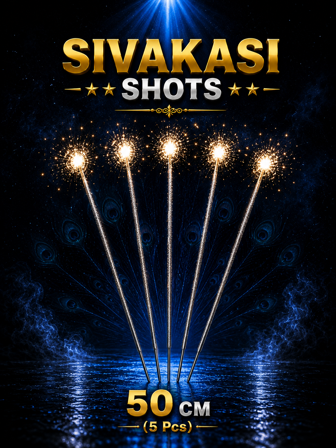 50 CM Electric Sparklers (5 Pcs)
