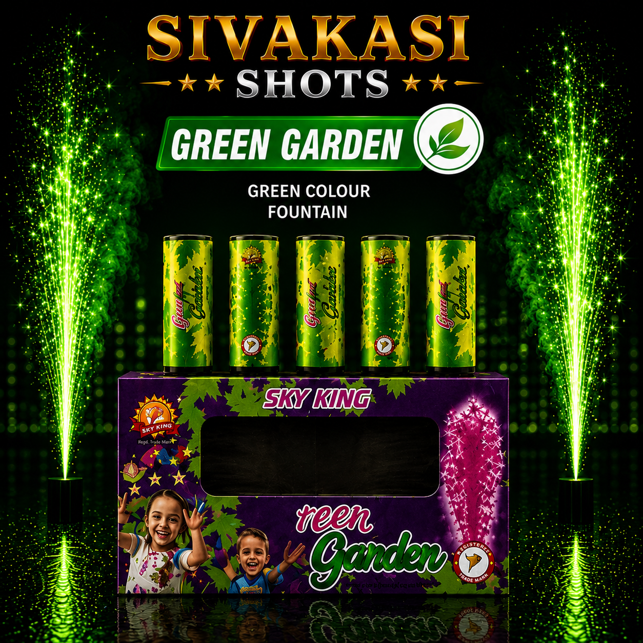 GREEN garden Sky King Fountain (5 Pcs)